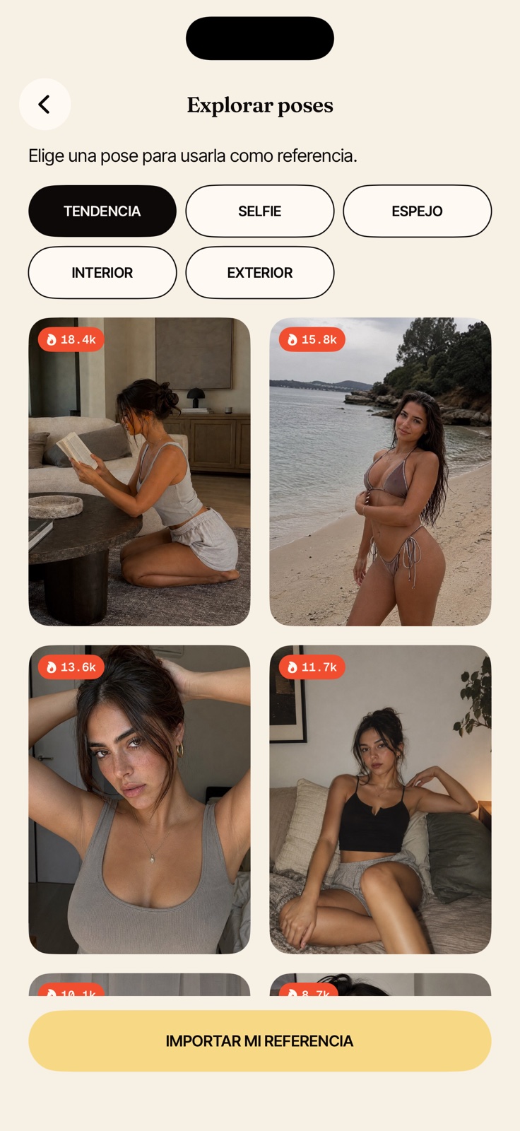 Galería de poses de Hit The Pose