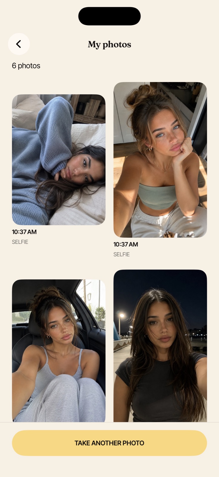 Private photo gallery in Hit The Pose